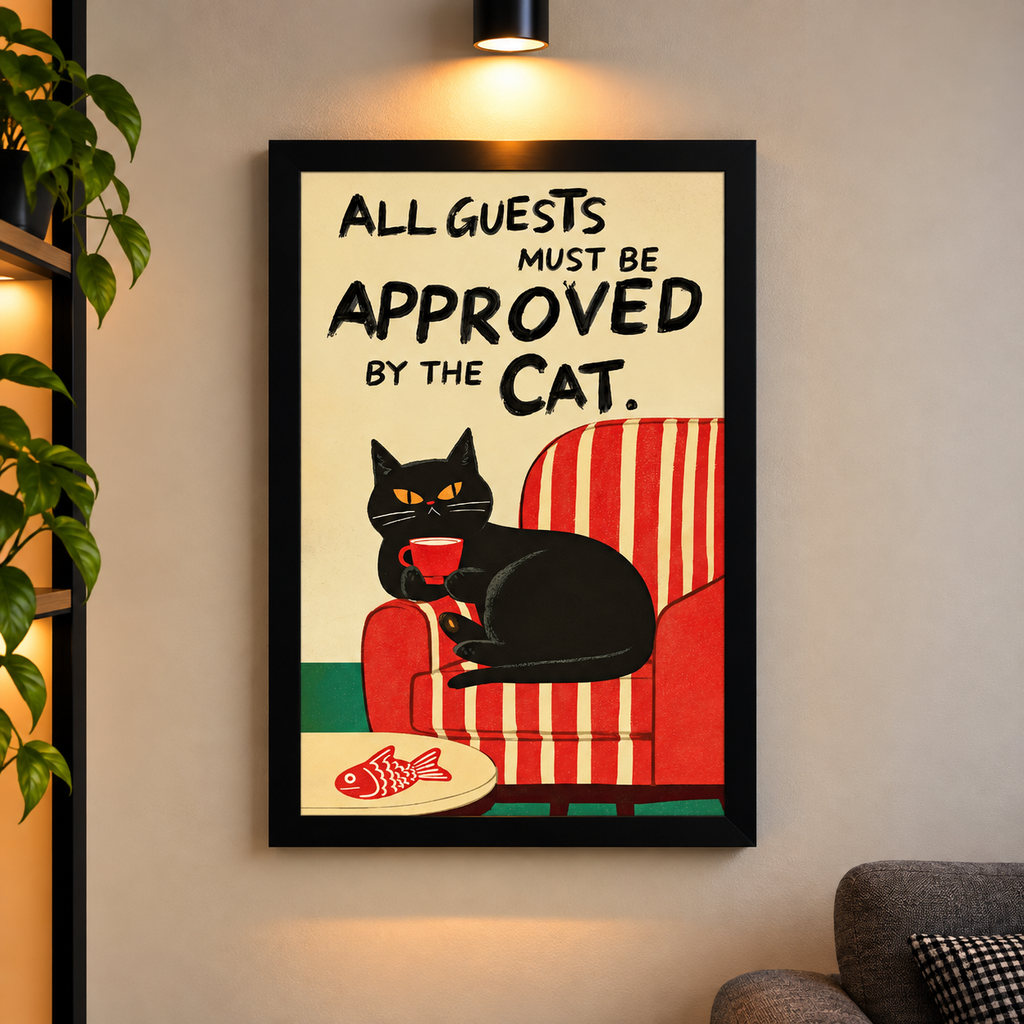 Cat cool Wall ART