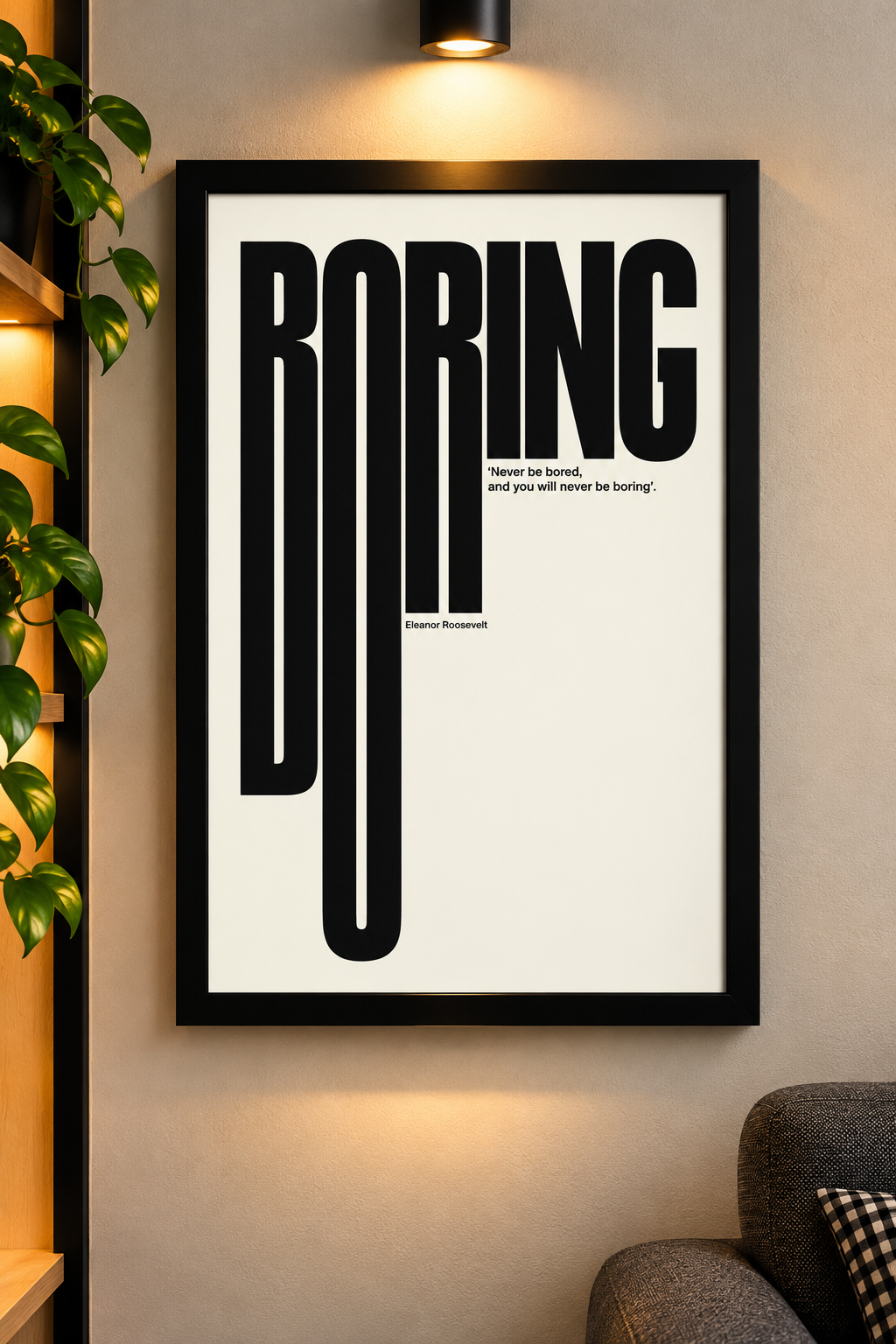 BORING COOL Wall ART