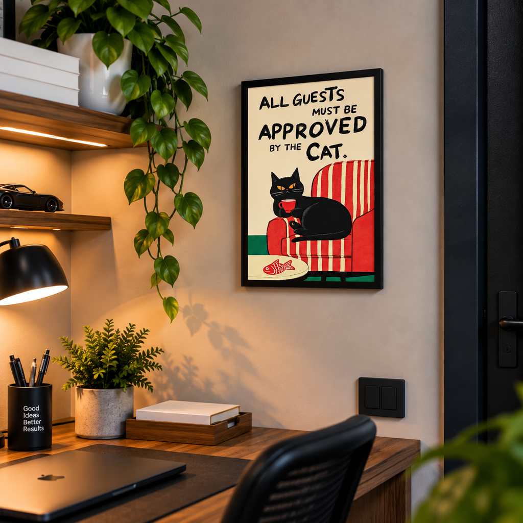 Cat cool Wall ART