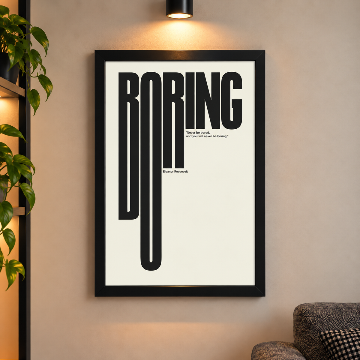 BORING COOL Wall ART