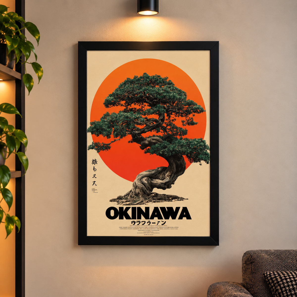 OKINAWA BONSAI Wall ART