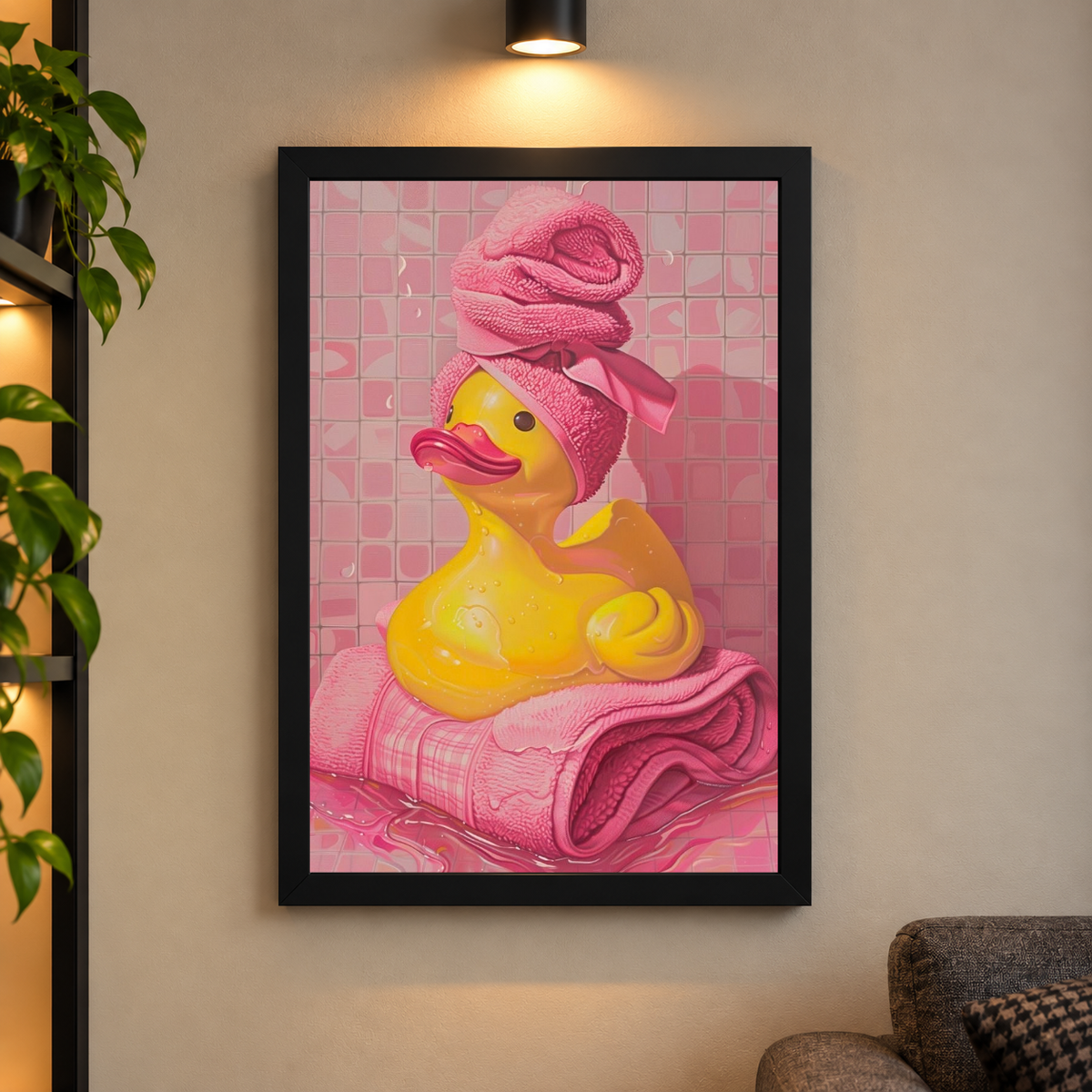 Cute Pink Duck