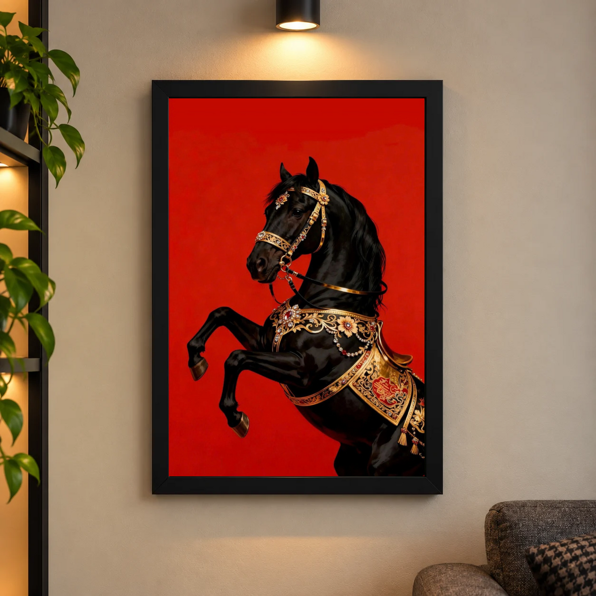 Royal Black Horse