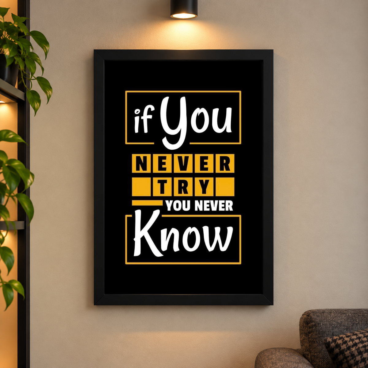 Motivation Framed Poster